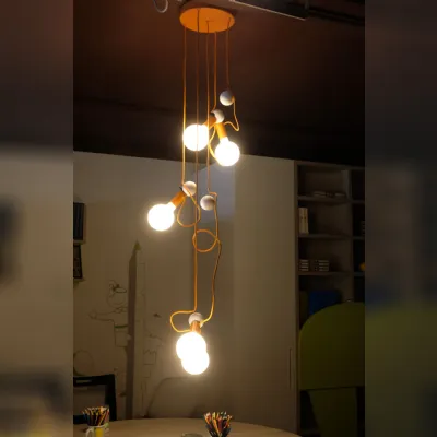 Lampada a sospensione stile Moderno Filotto  Artigianale in offerta