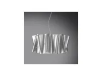 A sospensione stile Moderna Folio silver linea zero Collezione esclusiva a prezzi outlet