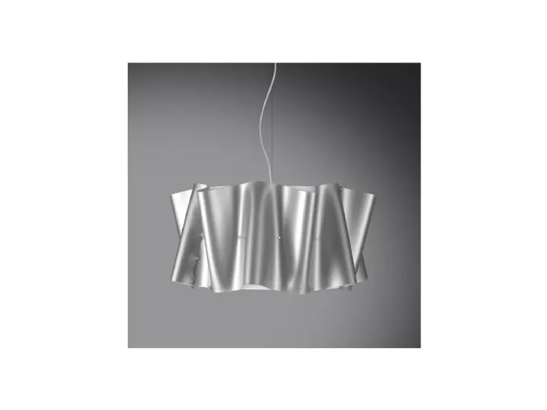 A sospensione stile Moderna Folio silver linea zero Collezione esclusiva a prezzi outlet
