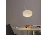 Lampada a sospensione stile Moderno Fontana arte bianca grande Fontana arte a prezzi convenienti