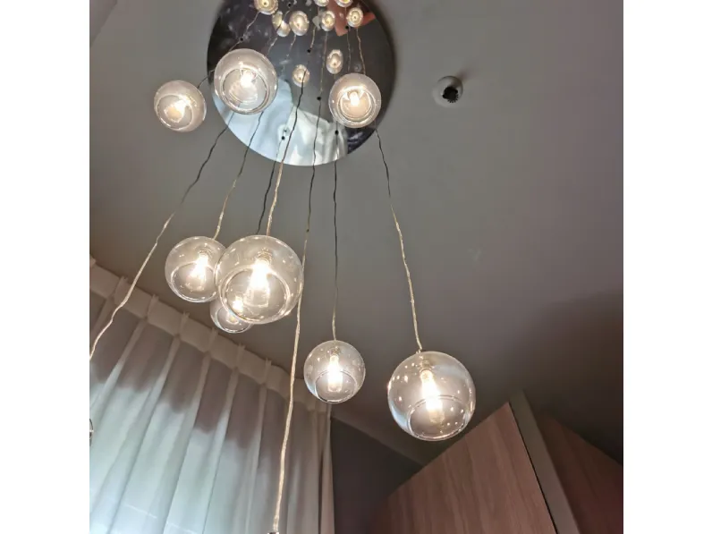 Lampada a sospensione Tonin casa Ming Trasparente con forte sconto
