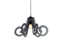 Lampada Ricciolo grande fume' 120064 Emporium in OFFERTA OUTLET