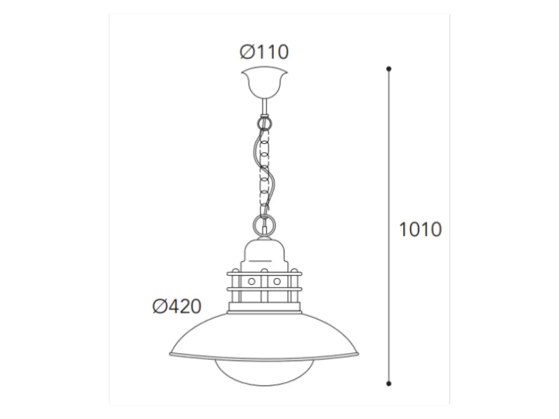 Lampada a sospensione in altro Serie vanua  moretti luce Artigianale a prezzo Outlet