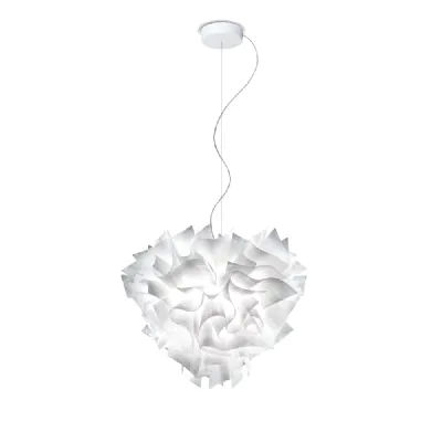 Lampada a sospensione in altro Veli couture 2xe27 diametro 42 cm Slamp a prezzo Outlet