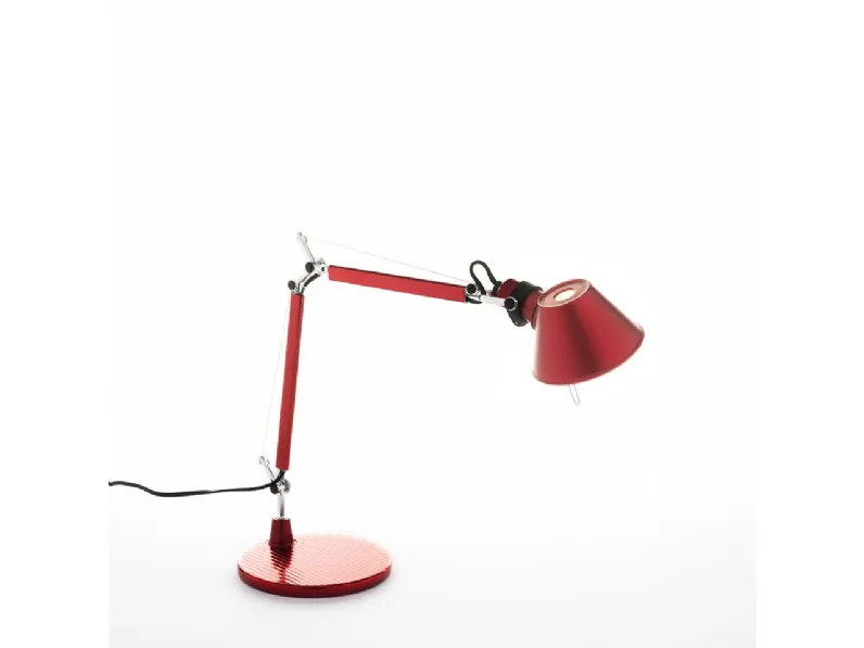 Lampada da tavolo Collezione esclusiva A011810 tolomeo micro rosso artemide stile Moderno a prezzi convenienti