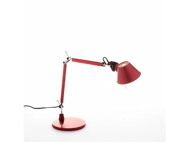 Da tavolo Collezione esclusiva A011810 tolomeo micro rosso artemide Rossa a prezzi outlet