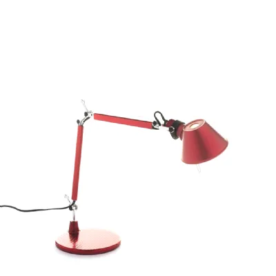 Da tavolo Collezione esclusiva A011810 tolomeo micro rosso artemide Rossa a prezzi outlet