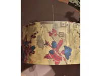 Lampada a sospensione in tessuto Fiori Arcom a prezzo scontato