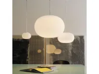 Lampada Fontana Arte in Offerta Outlet. Bianca, sospensione.