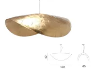 Lampada Gervasoni Brass 96, design unico, scontata!