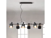 Lampada a sospensione in metallo 6806n ditta perenz Collezione esclusiva in Offerta Outlet