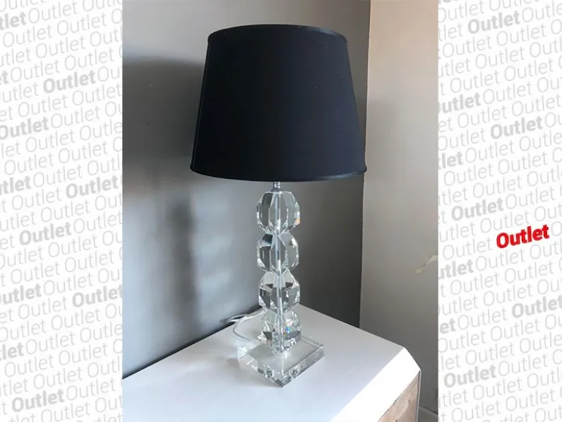 Lampada da tavolo in tessuto Paralume da tavolo Collezione esclusiva a prezzo Outlet