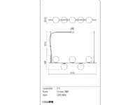 Lampada a sospensione Talis redo 01-2648  sospensione 5 luci nero Collezione esclusiva con un ribasso esclusivo