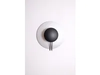 Da parete applique Vega grande nera tre ci luce Collezione esclusiva con un ribasso esclusivo