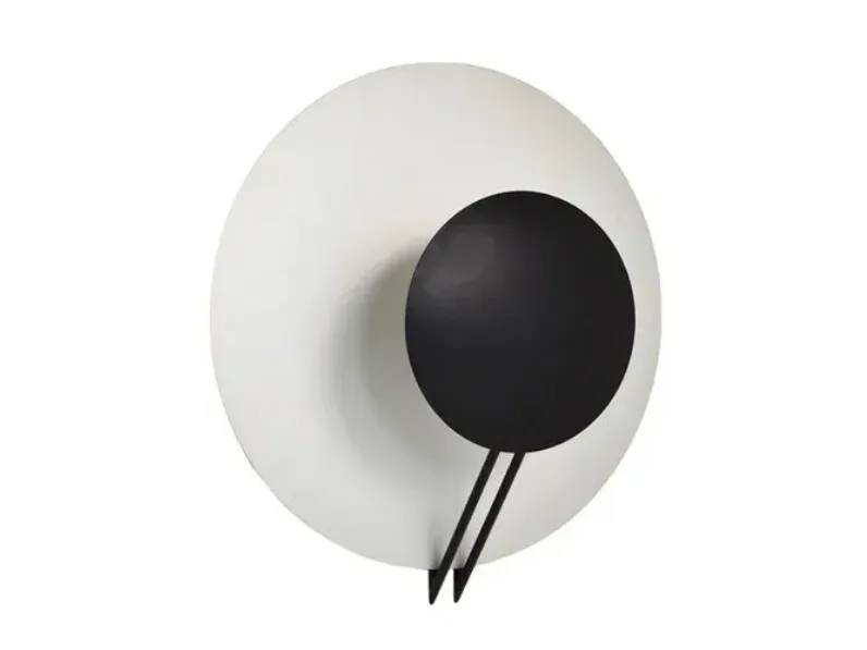 Da parete applique Vega grande nera tre ci luce Collezione esclusiva con un ribasso esclusivo