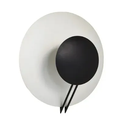 Da parete applique Vega grande nera tre ci luce Collezione esclusiva con un ribasso esclusivo