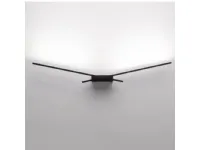 Lampada da parete Linea light Wings Nero a prezzi outlet