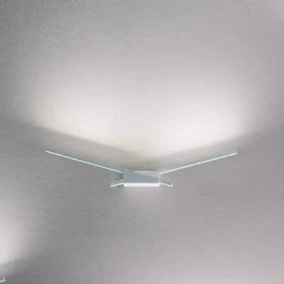 Lampada da parete in metallo Wings led 10w Stilnovo a prezzo scontato