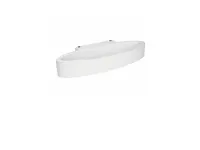 Da parete applique Linea light 6934 heli bianca Bianco in offerta
