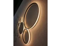 Da parete applique O-luce Ondaluce plafoniera pois oro  stile Moderna a prezzi outlet