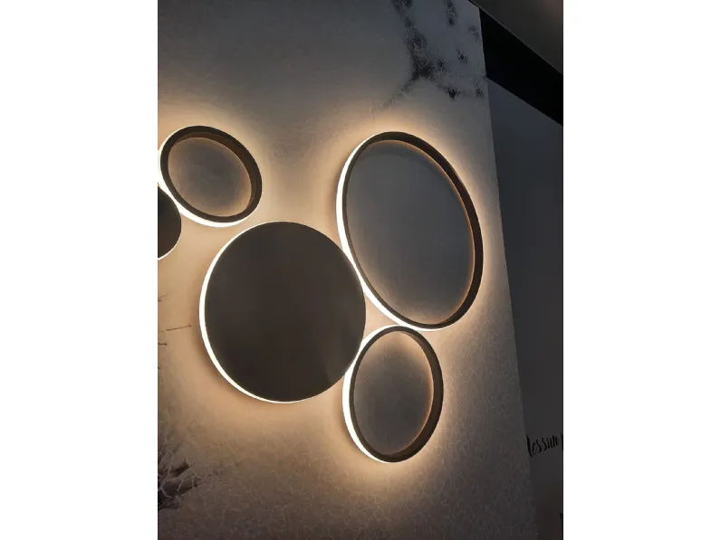 Lampada da parete Ondaluce plafoniera pois oro  O-luce a prezzo Outlet