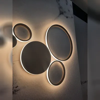 Lampada da parete Ondaluce plafoniera pois oro  O-luce a prezzo Outlet