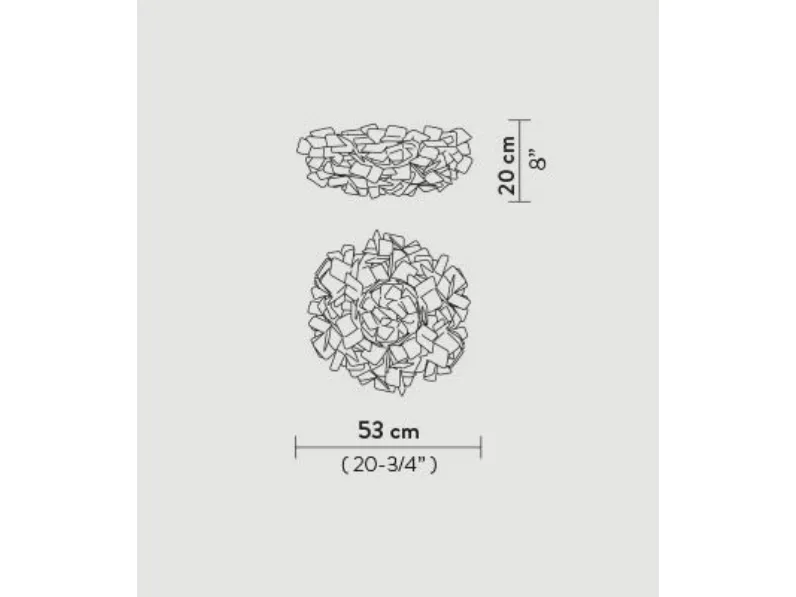 Lampada da parete Clizia mama non mama ceiling/wall medium Slamp a prezzo scontato 