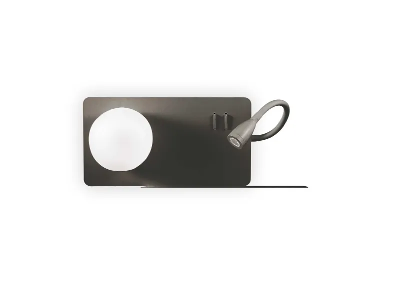 Lampada da parete Ideal lux Book stile Design a prezzi outlet