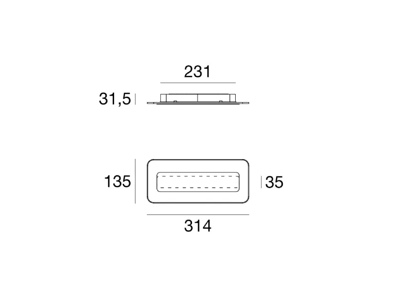 Da parete applique Linea light antille applique led 3000k design moderna bianco Linea light con uno sconto esclusivo