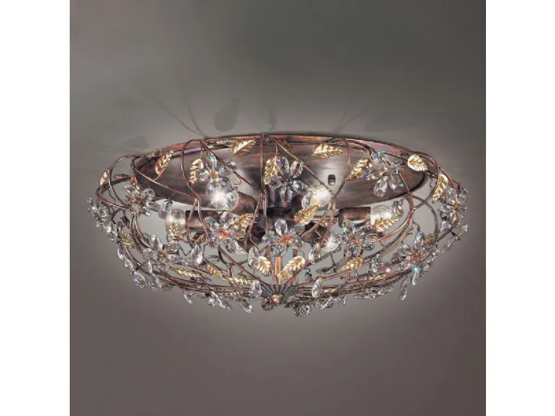 Lampada da soffitto Collezione esclusiva 6681/pl6  ditta mm lampadari made in italy Altri colori con forte sconto