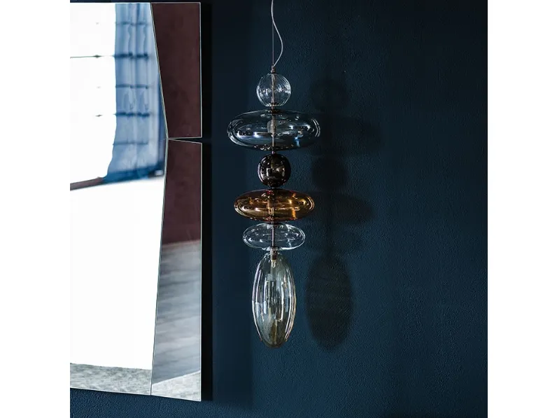 Lampada a sospensione in vetro Baban Cattelan italia a prezzo scontato