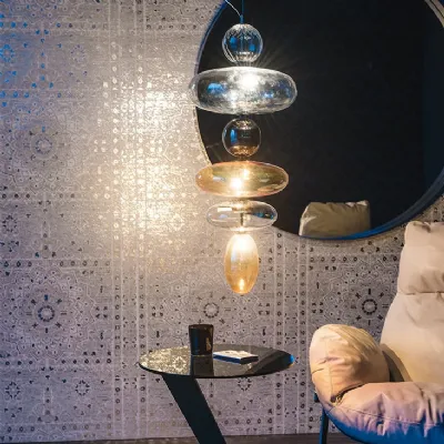 Lampada a sospensione in vetro Baban Cattelan italia a prezzo scontato