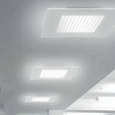 Lampada da soffitto Linea light Dublight Satinato in offerta