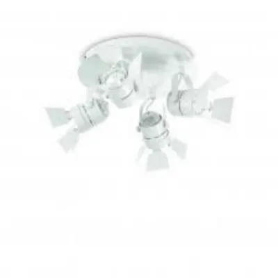 Lampada da soffitto Ideal lux Ciak pl4 Bianco a prezzi outlet