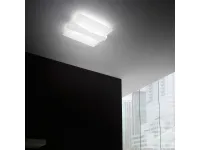 Lampada da soffitto Linea light Zig zag/g   linea light Bianco con forte sconto