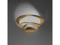 Lampada da soffitto Pirce plafoniera oro 1255120a Artemide in Offerta Outlet