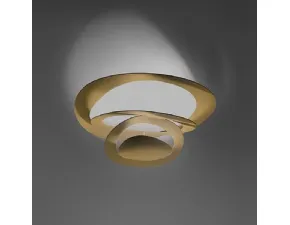 Lampada da soffitto Pirce plafoniera oro 1255120a Artemide in Offerta Outlet