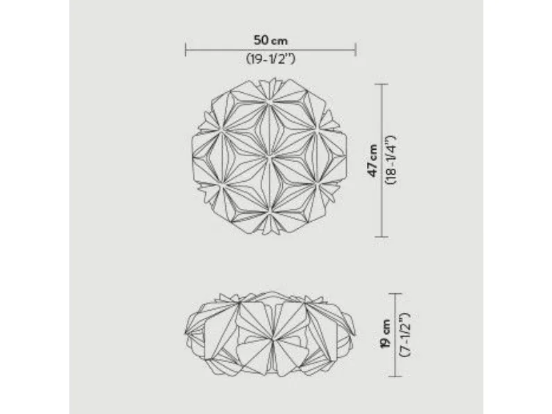 Lampada da soffitto La vie Slamp in Offerta Outlet 