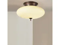 Lampada da soffitto in vetro 7100/pl48. Collezione esclusiva Lam. Prezzo Outlet! Massimo 75 cm.