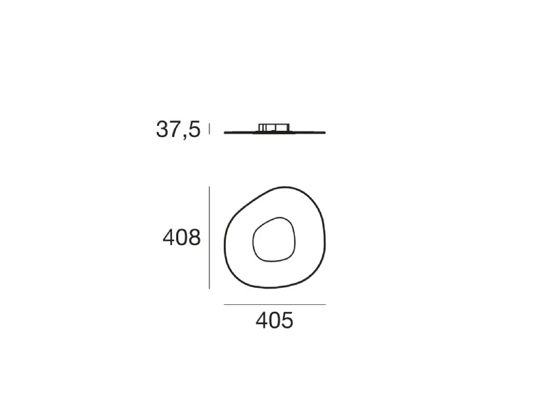 Lampada da soffitto stile Moderno Antigua 90345 Linea light a prezzi convenienti