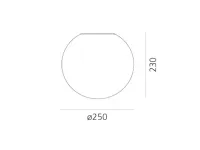 Da soffitto plafoniera stile Moderna Dioscuri 25 artemide Collezione esclusiva in saldo