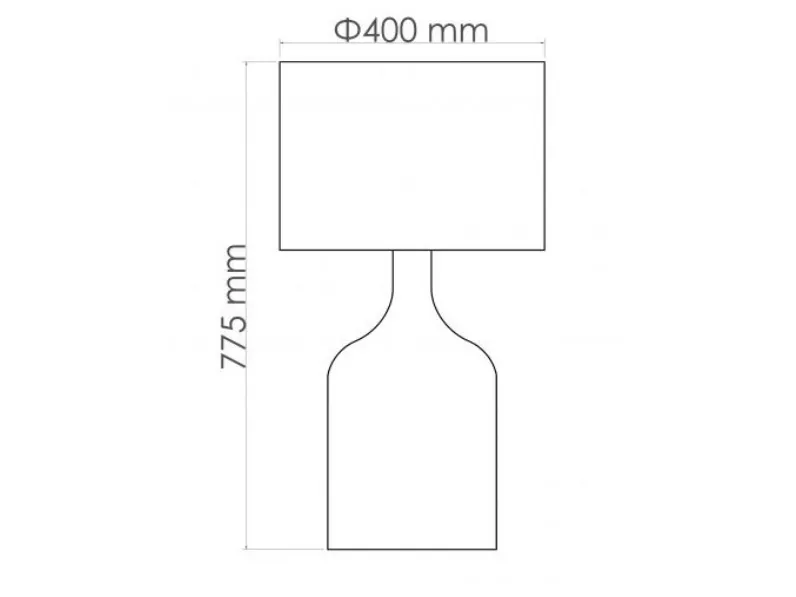 Lampada da tavolo Artigianale Alesia Ambra a prezzi outlet