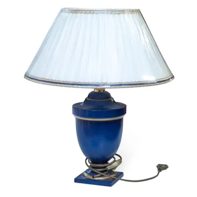 Lampada da tavolo Artigianale Blu stile Classica con forte sconto