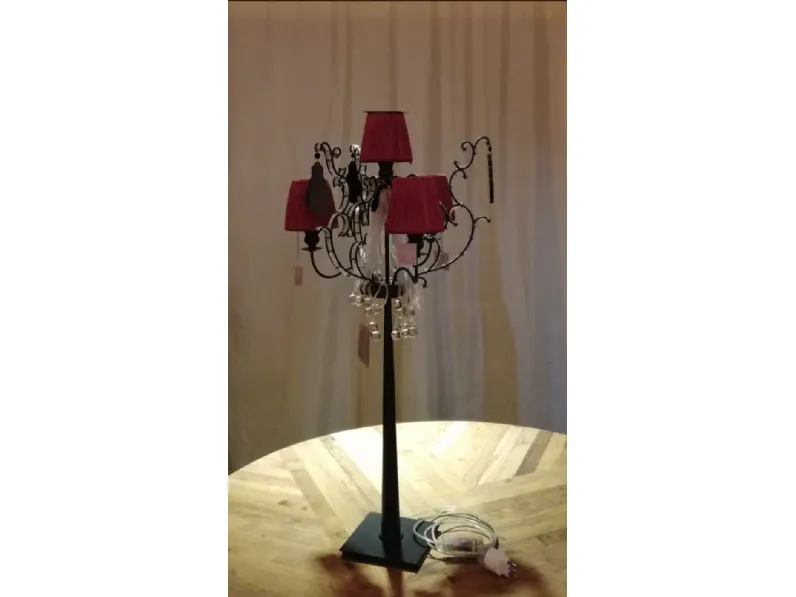 Lampada da tavolo Baga illuminazione 010 Rossa in offerta