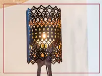 Lampada da tavolo Design Nonna Concettina, artigianale, outlet. Offerta imperdibile!