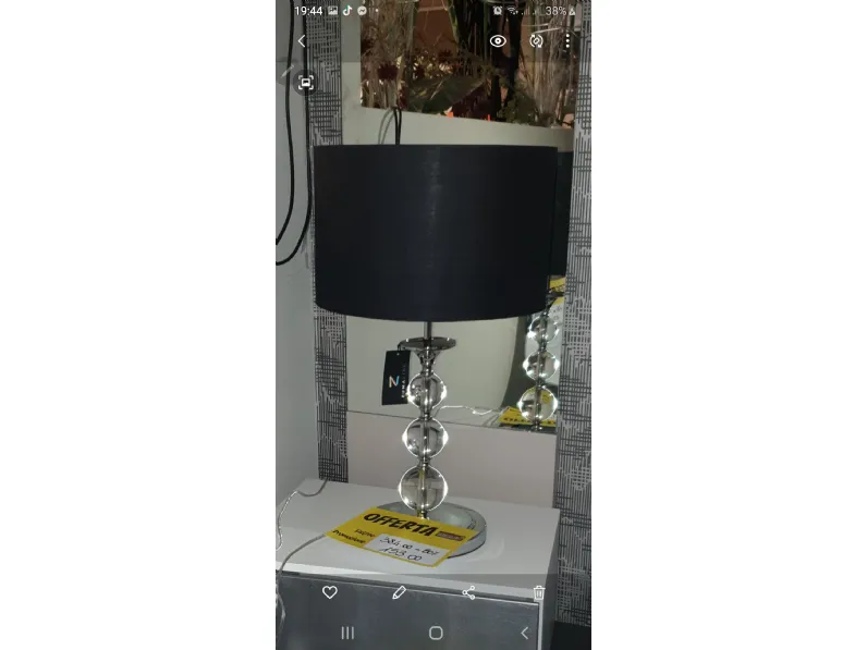 Lampada da tavolo Lamp black Eglo con un ribasso esclusivo