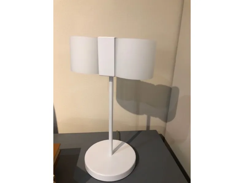 Lampada da tavolo Fontana arte Duet Bianco in offerta