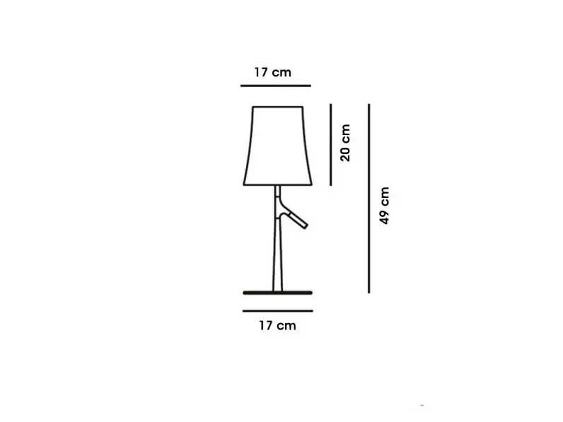 Lampada da tavolo stile Moderno Birdie Foscarini a prezzi outlet
