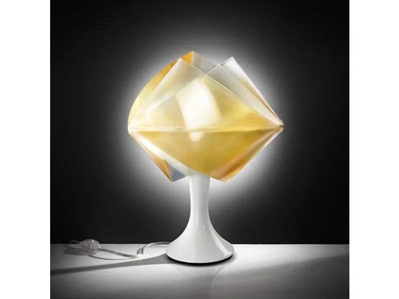 Lampada da tavolo stile Moderno Gemmy giallo prismato Slamp in offerta