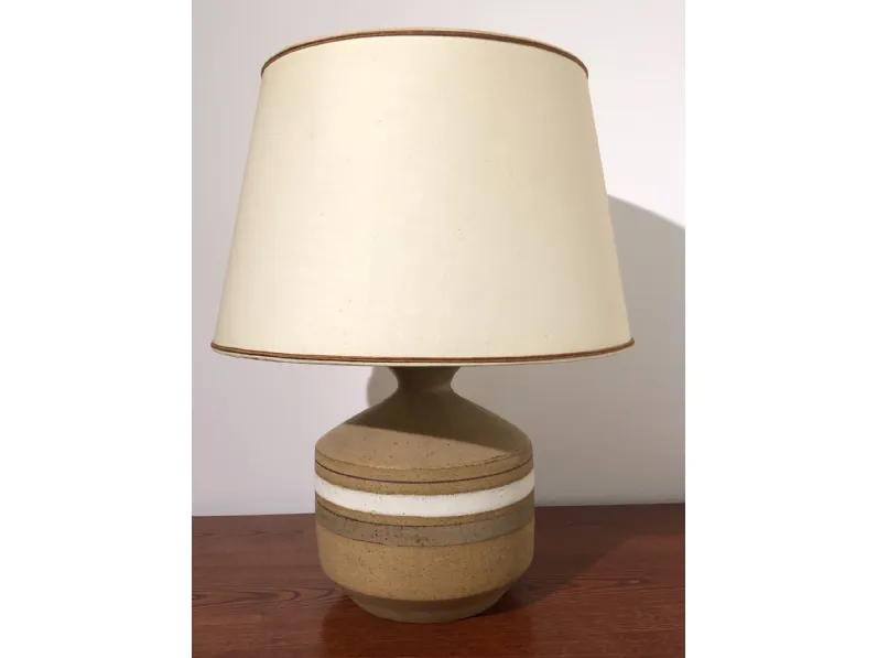 Lampada da tavolo I tre Greta Ambra a prezzi outlet